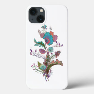 decorative plants illustration iPhone 13 case