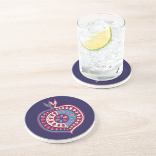 Decorative Pomegranate  Coaster