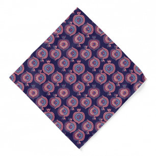 Decorative Pomegranate Pattern   Bandana