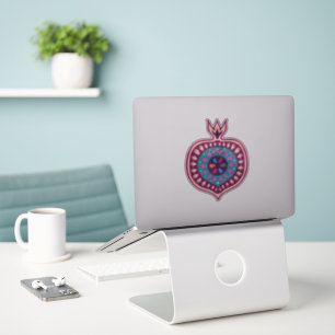Decorative Pomegranate Sticker