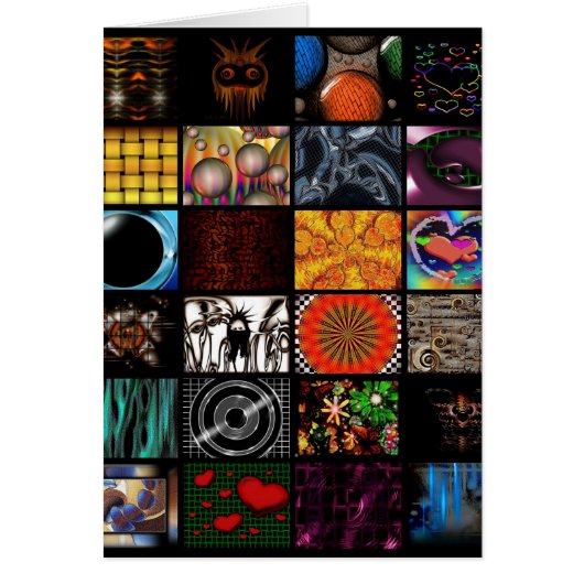 Decorative Pop Arts Pattern Cards (Front)