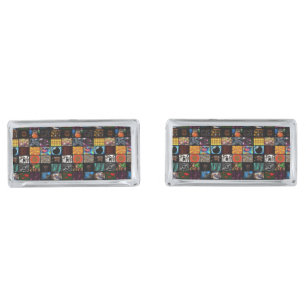 Decorative Pop Arts Pattern Cufflinks