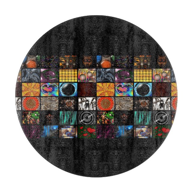 Decorative Pop Arts Pattern  Cutting Board (Front)