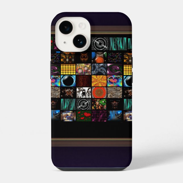 Decorative Pop Arts Pattern Iphone Case (Back)