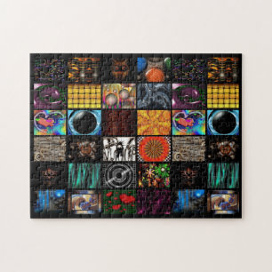 Decorative Pop Arts Pattern Jigsaw Puzzle