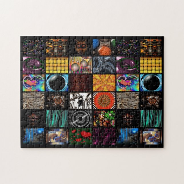 Decorative Pop Arts Pattern  Jigsaw Puzzle (Horizontal)