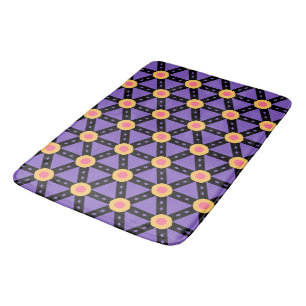 Decorative Purple Bath Mat