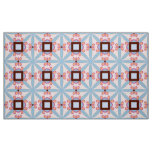Decorative red and pink geometric pattern  fabric