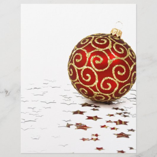 Decorative Red Christmas Balls (Front)
