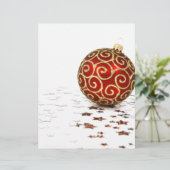 Decorative Red Christmas Balls (Standing Front)