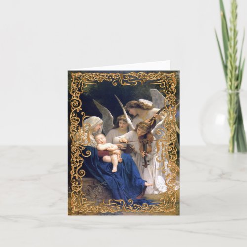 Decorative Religious Christmas Card