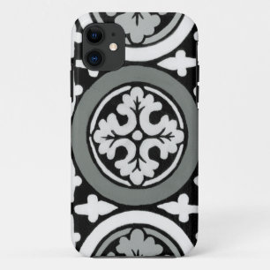 Decorative Renaissance Rosette Tile Design iPhone 11 Case