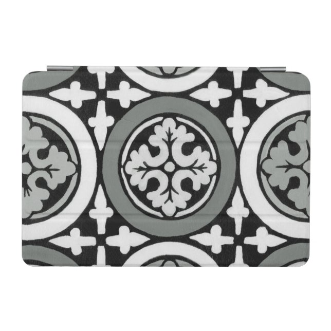 Decorative Renaissance Rosette Tile Design iPad Mini Cover (Horizontal)