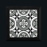 Decorative Renaissance Rosette Tile Design Keepsake Box<br><div class="desc">Shakespeare would have loved to place this decorative renaissance rosette tile design in his home. To buy one or buy two,  that is the question! For all fans of leaves and leaf-pritn designs!</div>