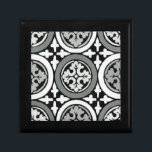 Decorative Renaissance Rosette Tile Design Keepsake Box<br><div class="desc">Shakespeare would have loved to place this decorative renaissance rosette tile design in his home. To buy one or buy two,  that is the question! For all fans of leaves and leaf-pritn designs!</div>