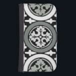 Decorative Renaissance Rosette Tile Design Wallet Phone Case For Samsung Galaxy S4<br><div class="desc">Shakespeare would have loved to place this decorative renaissance rosette tile design in his home. To buy one or buy two,  that is the question! For all fans of leaves and leaf-pritn designs!</div>