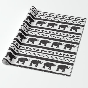 Decorative repeat seamless pattern with hand drawn wrapping paper