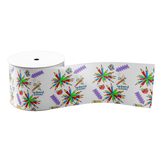 Decorative Ribbon Back to School is Cool (Spool)