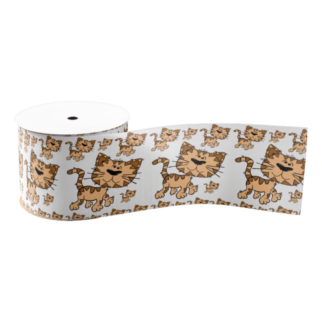 decorative ribbon children cats (Spool)