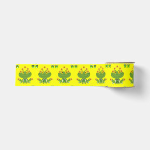 decorative ribbon children frogs