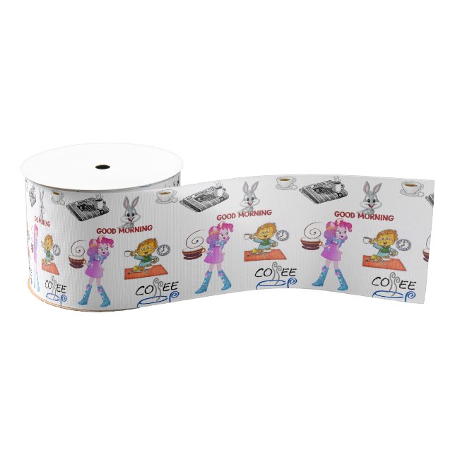decorative ribbon coffee lovers (Spool)