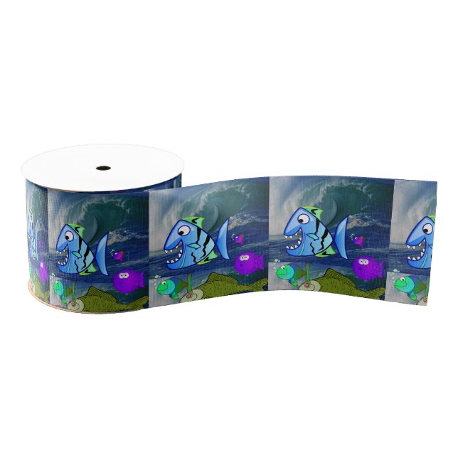 decorative ribbon fish (Spool)