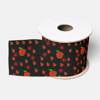decorative ribbon red apples