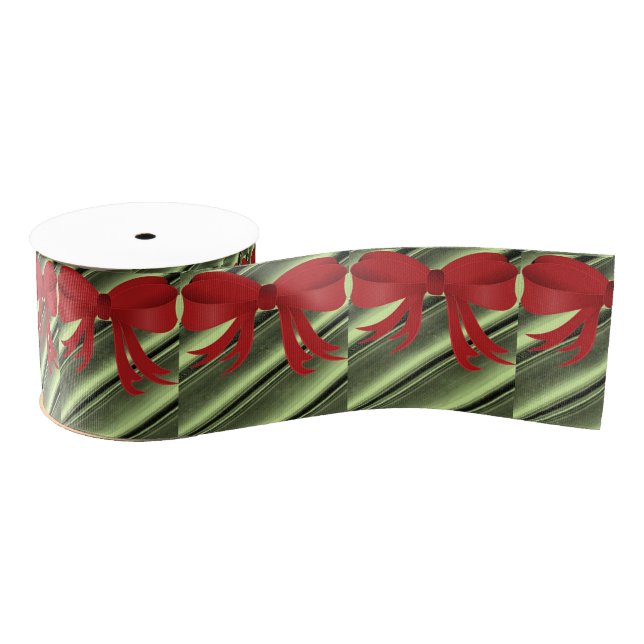 decorative ribbon red bow (Spool)