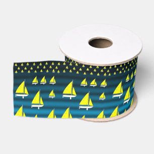 decorative ribbon sailboats