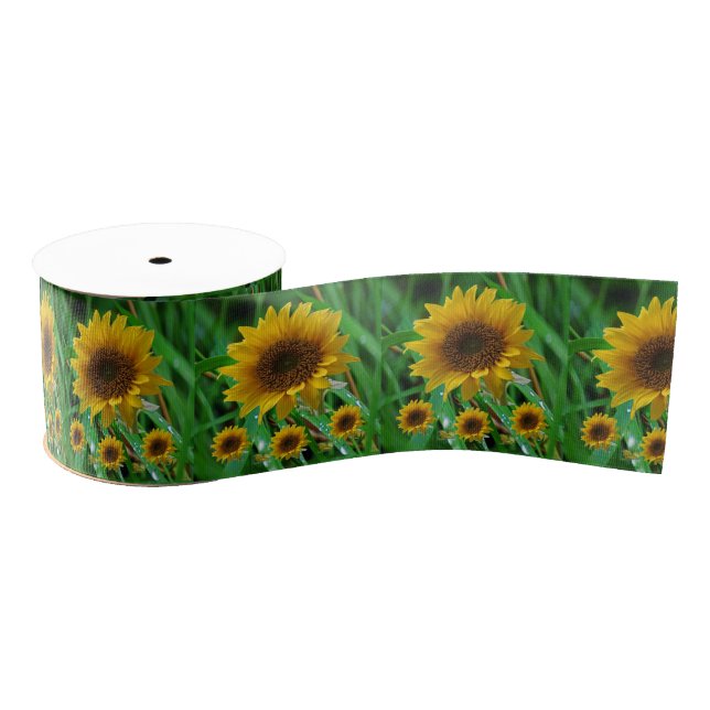 decorative ribbon sunflowers (Spool)
