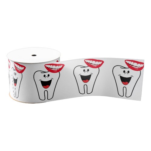 Decorative Ribbon Teeth Smile Dentist