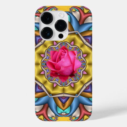 Decorative romantic iPhone case with Rose