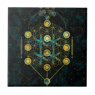 Decorative Sacred Geometry symbol Tile