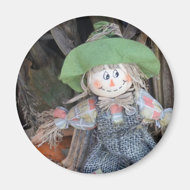Decorative Scarecrow Magnet (Front)