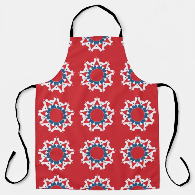 Decorative seamless pattern. Abstract texture desi Apron (Front)