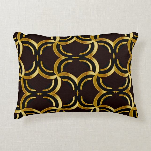 Decorative seamless pattern. Endless pattern. Abst Accent Pillow (Front)