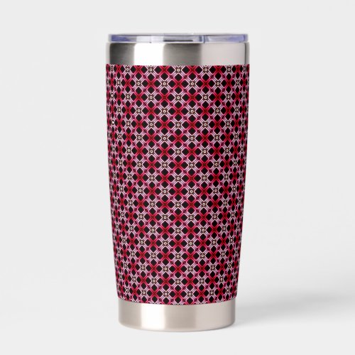 decorative seamless pattern on thermal tumbler