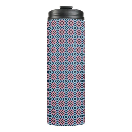 decorative seamless pattern on thermal tumbler
