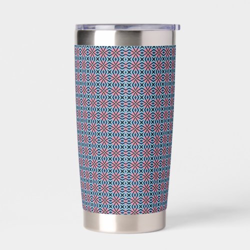 decorative seamless pattern on thermal tumbler