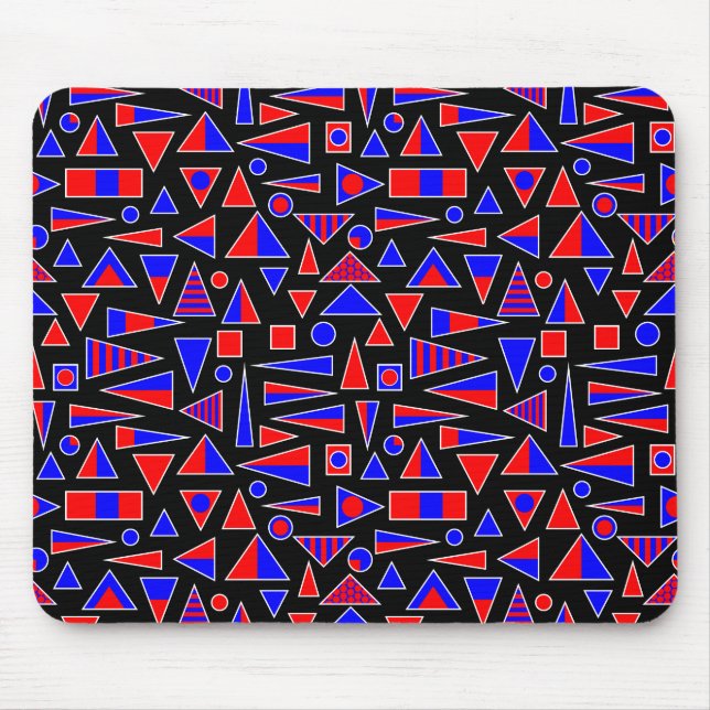 Decorative Shapes Mouse Pad (Front)
