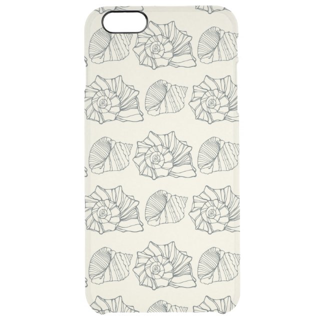 Decorative Shells Pattern Uncommon iPhone Case (Back)