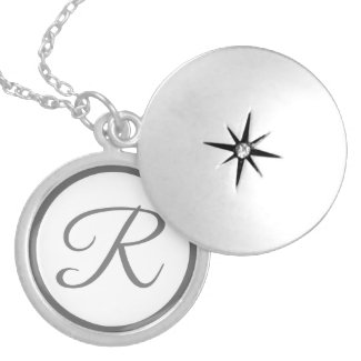 Decorative Silver Monogrammed