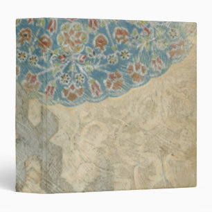 Decorative Silver Tapestry Floral Arrangement Binder