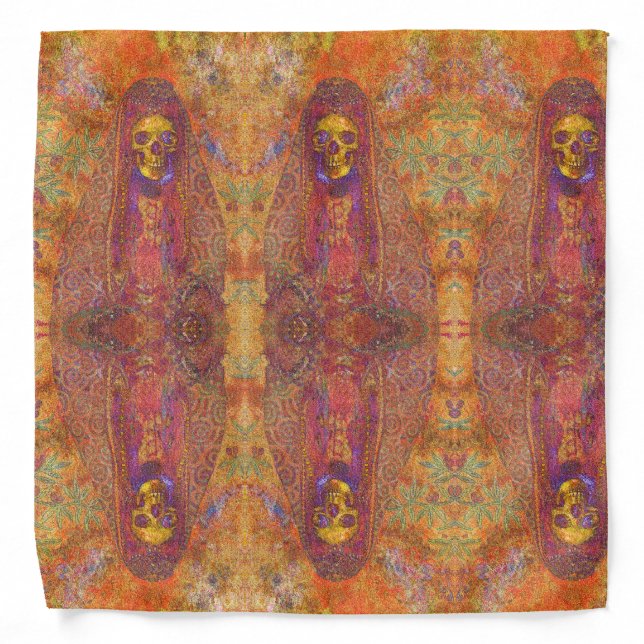 Decorative Skeleton Bandana (Front)