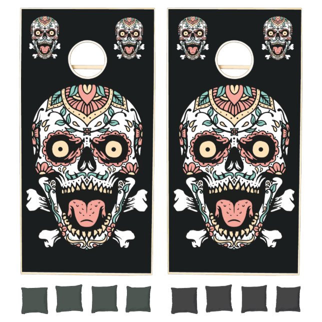 Decorative Skulls Cornhole Set (Set)