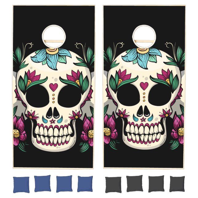 Decorative Skulls Cornhole Set (Set)