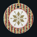 Decorative Snowflake Christmas Ornaments<br><div class="desc">This elegant ornament can be totally personalized by you to make a wonderful holiday gift for anyone on your shopping list!
Artwork by Sarah Paris</div>