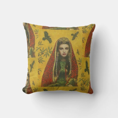 Decorative Sorceress Throw Cushion