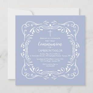 Decorative Square Religious Invitation