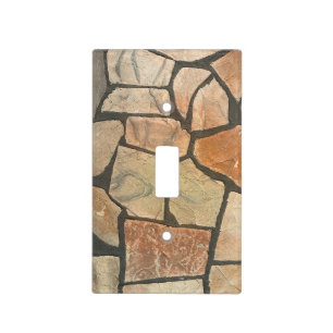 Decorative Stone Paving Look Light Switch Cover